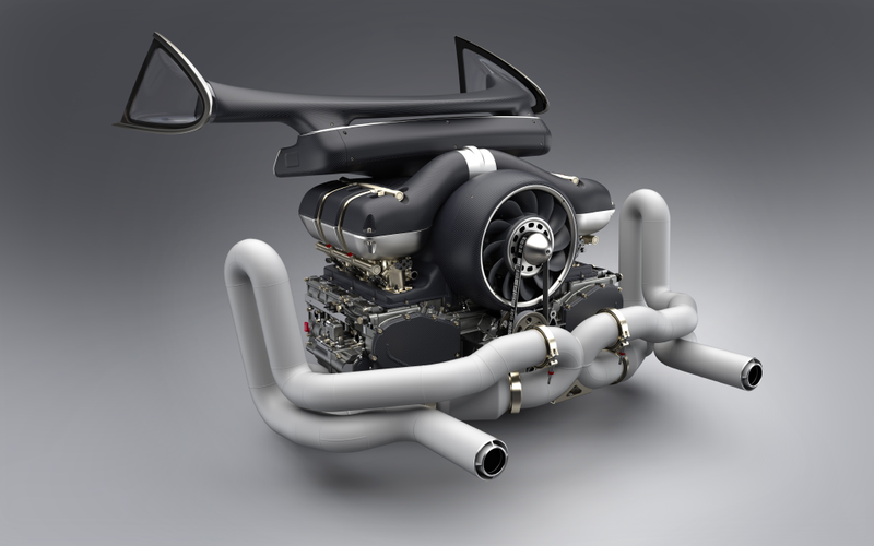 Illustration for article titled Singer Teams Up With Williams For Bonkers Air-Cooled 500 HP Engines